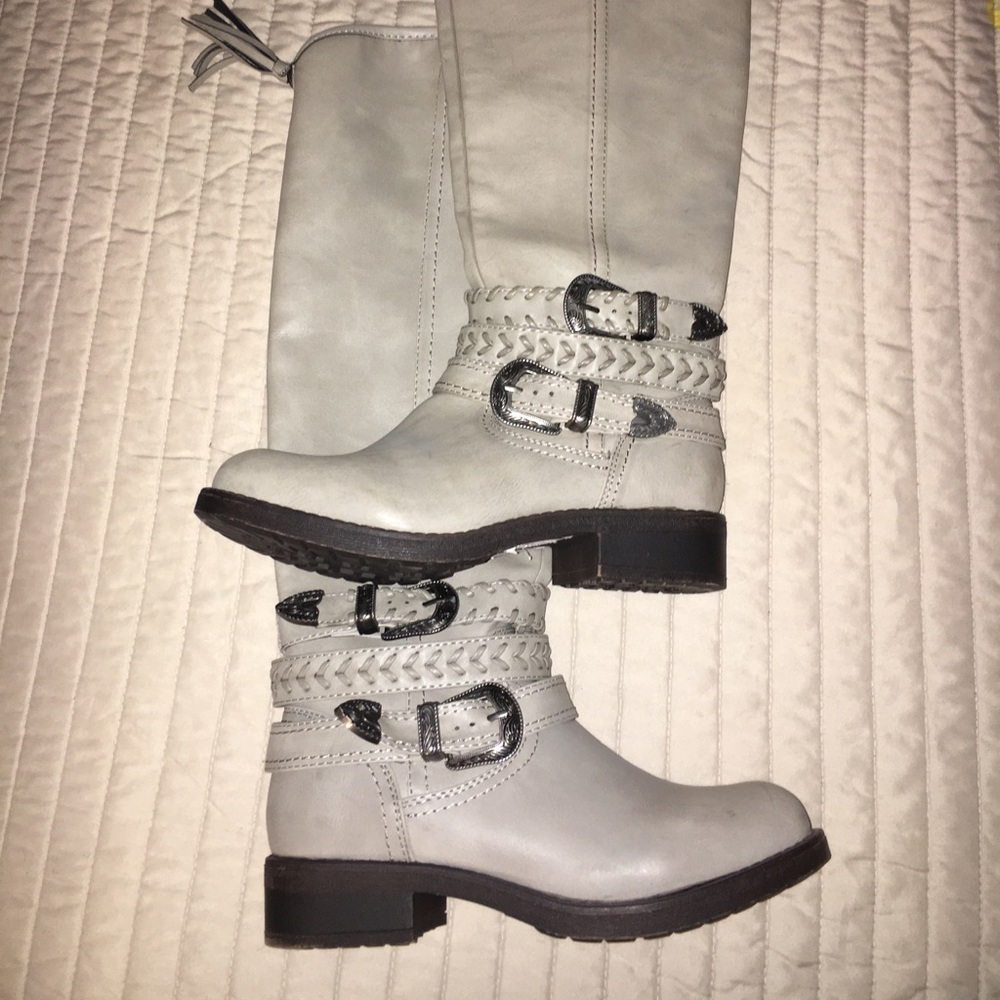 Light Grey Calf Boot